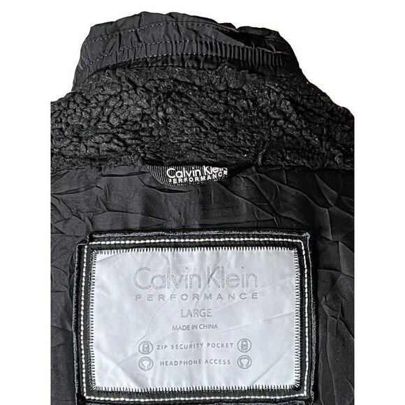 Calvin Klein Black Puffer Vest - Size L - Picture 2 of 3